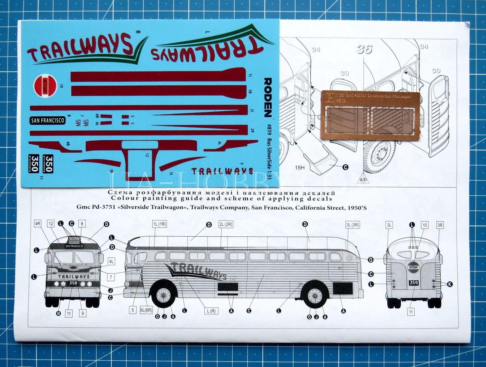 "Silverside" Trailways Bus 6